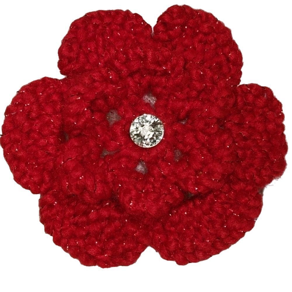GIRLS' HANDMADE KNIT HAT WITH FLOWER - Picture 3 of 10